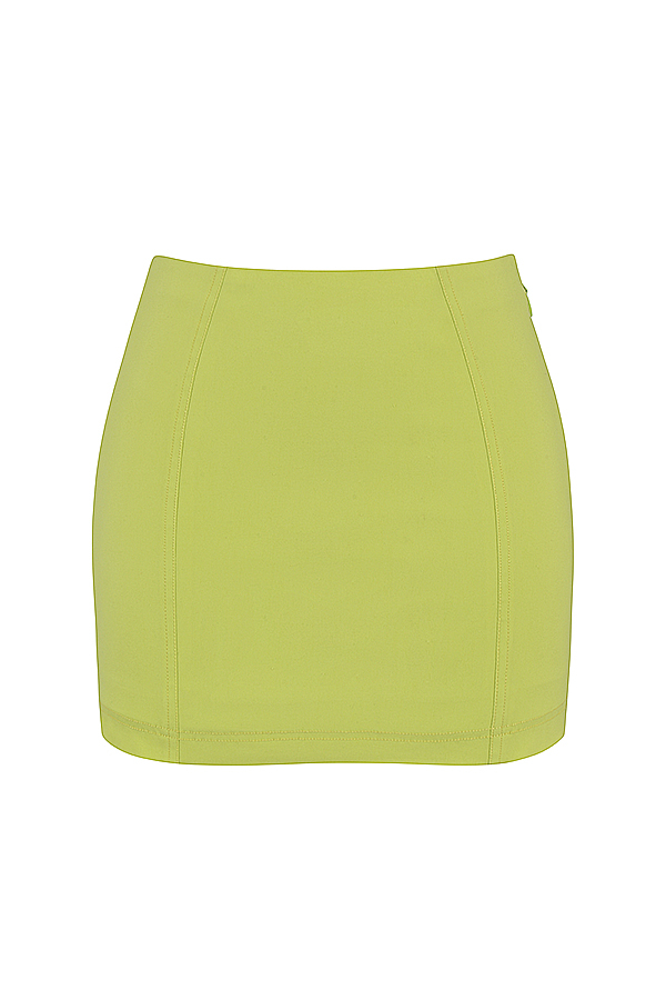 Nisha Neon Sculpting Mini Skirt - luluinthesky