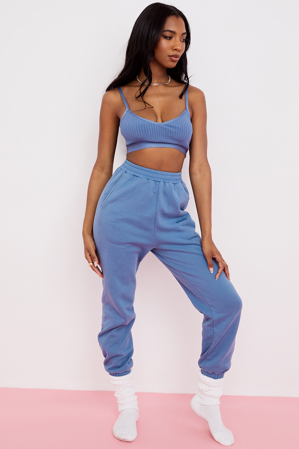 Evie Azure Bandage Bralette - luluinthesky