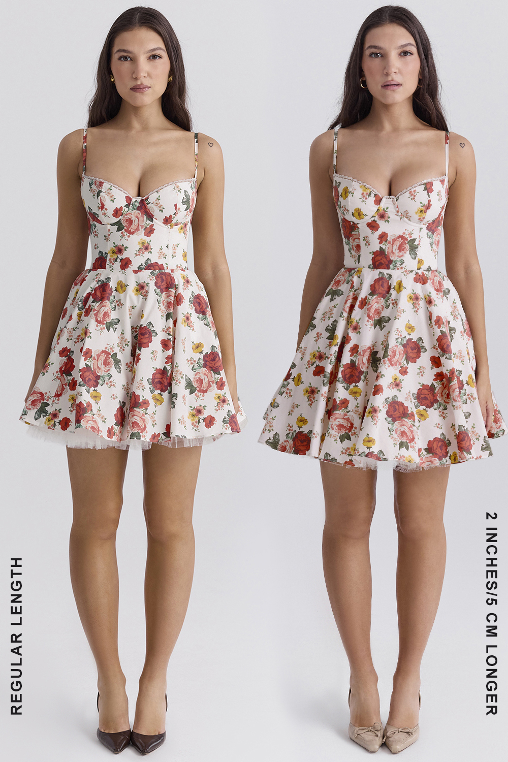 Minimoiselle Italian Rose Print Tulle Mini Dress - luluinthesky