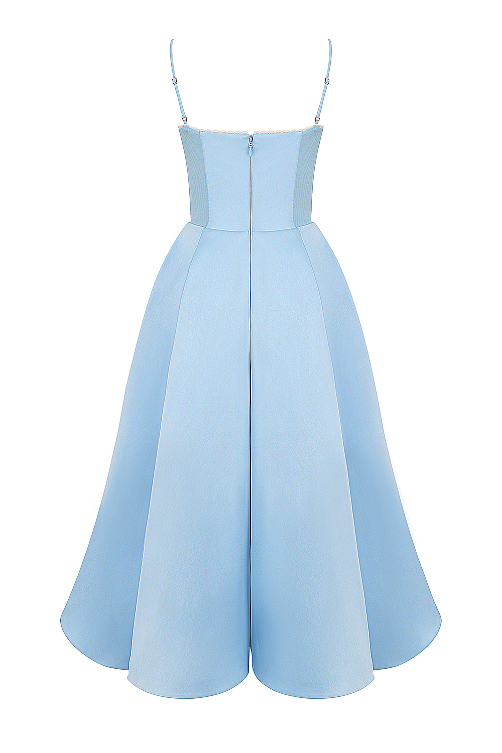 Mademoiselle Cinderella Blue Tulle Midi Dress - luluinthesky