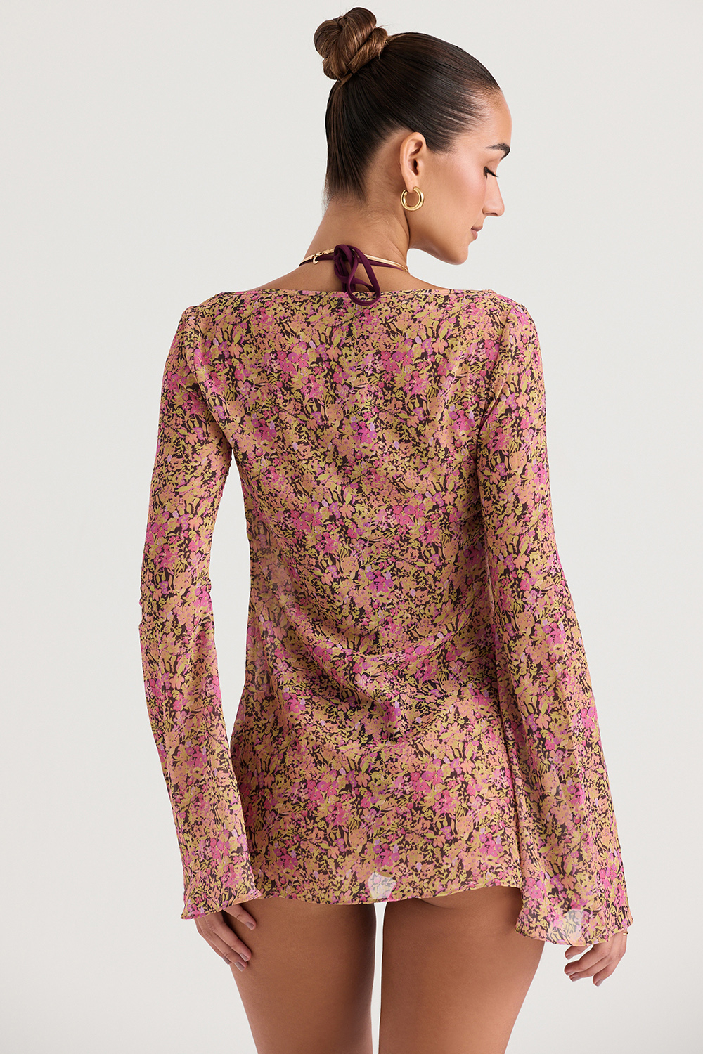 Provence Olive Floral Cover Up - luluinthesky