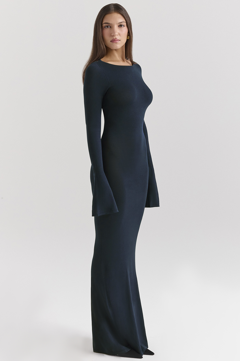 Christiane Midnight Blue Maxi Dress - luluinthesky