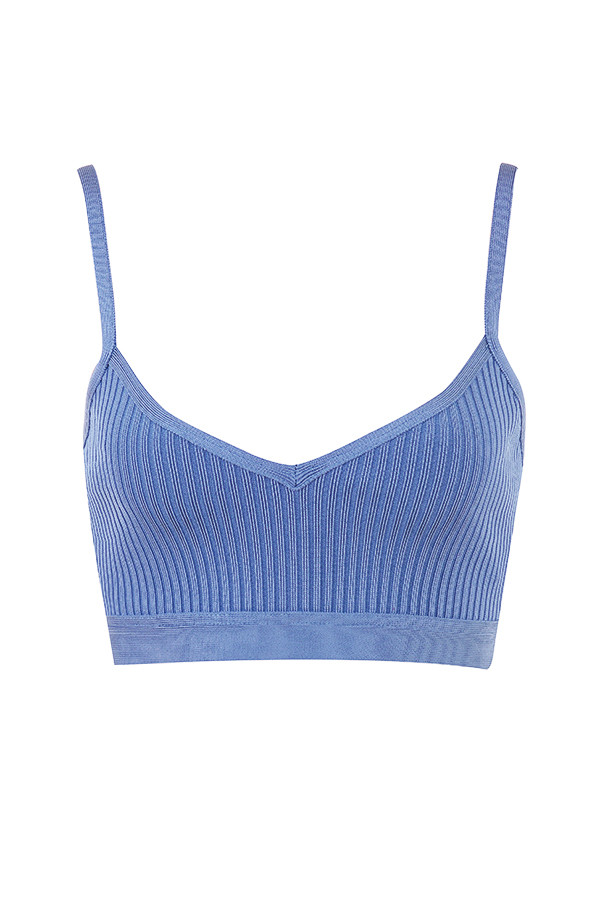 Evie Azure Bandage Bralette - luluinthesky