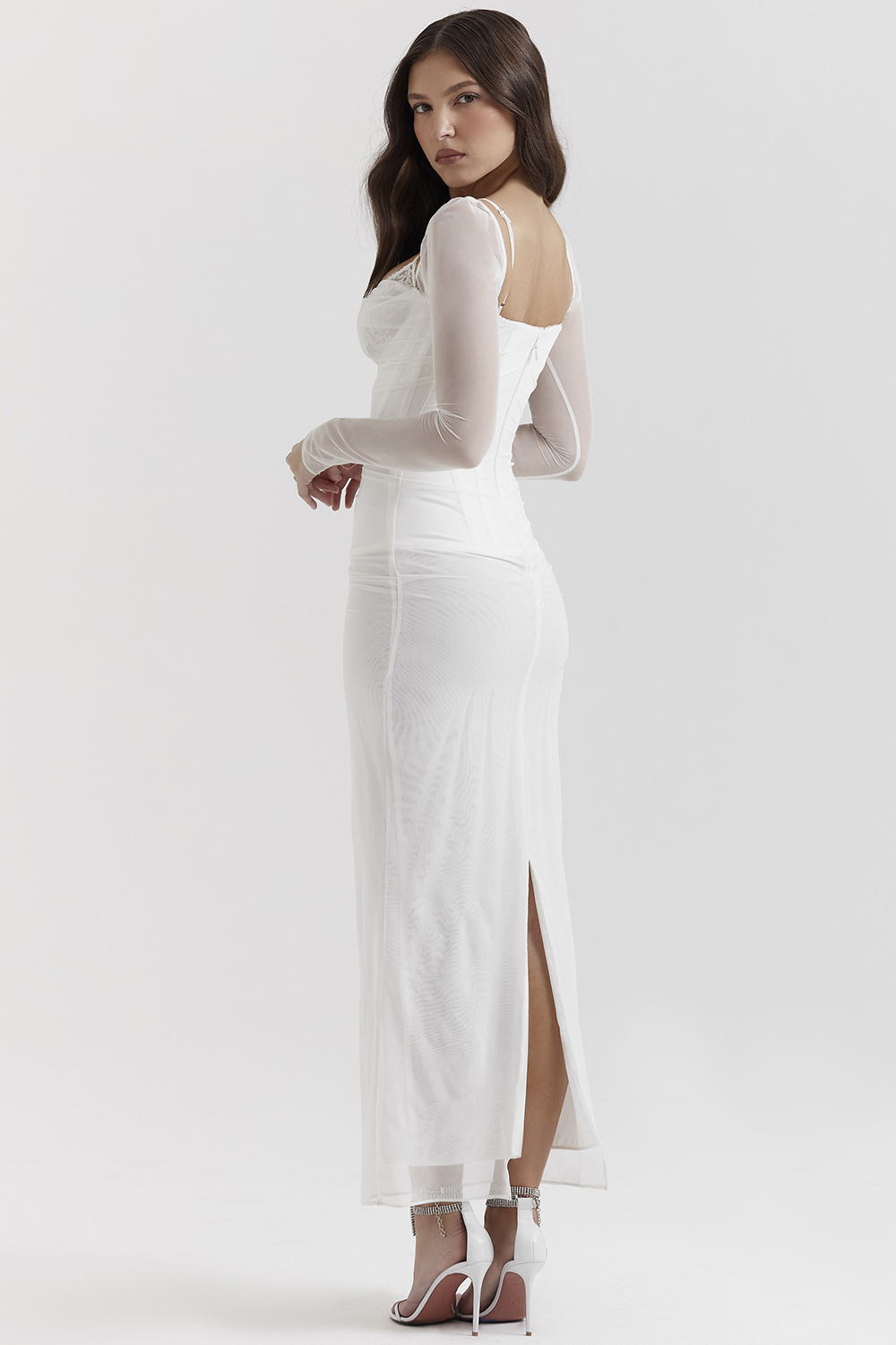 Katarina White Maxi Dress - luluinthesky