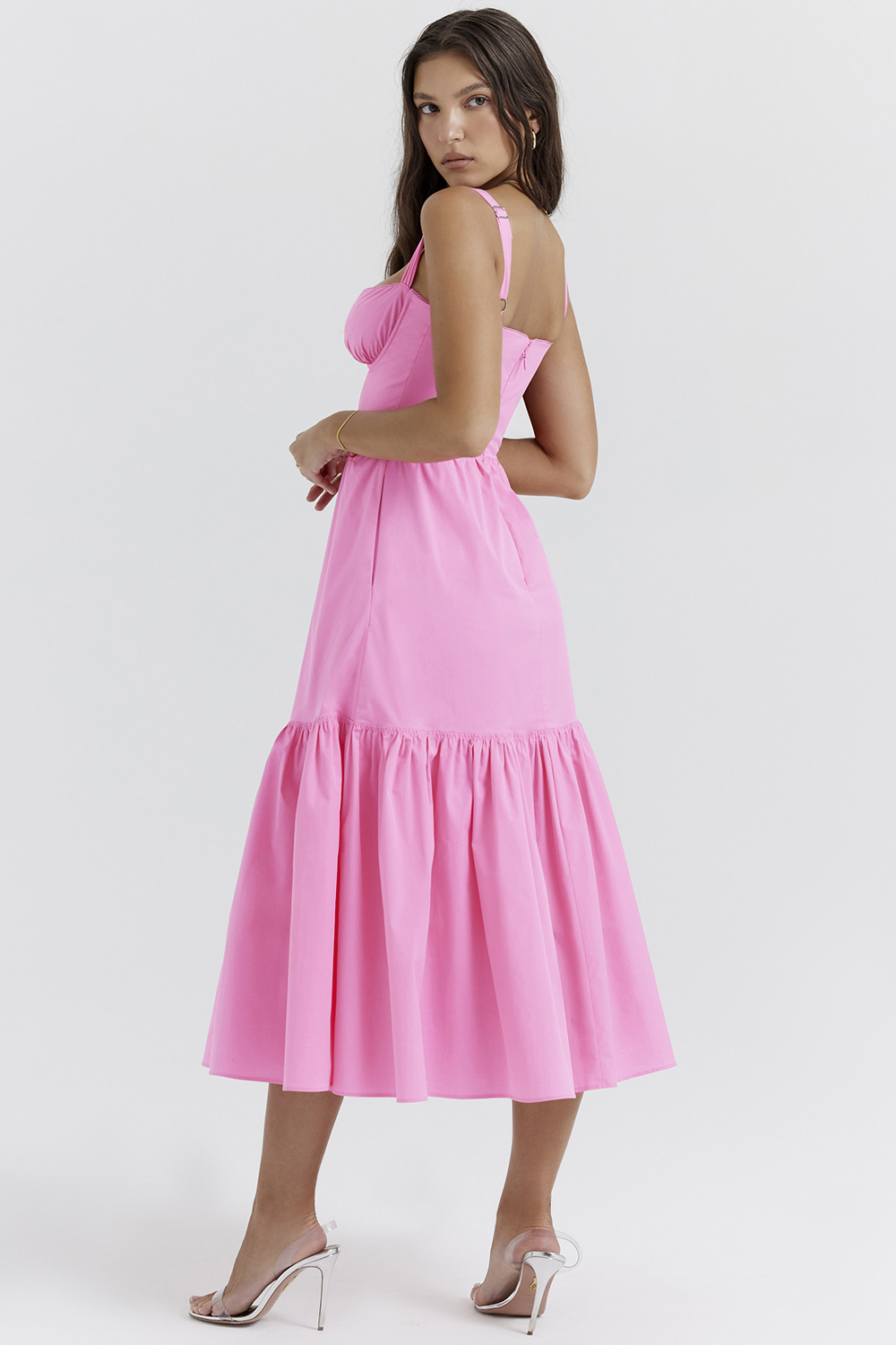 Elia French Pink Midi Sundress - luluinthesky