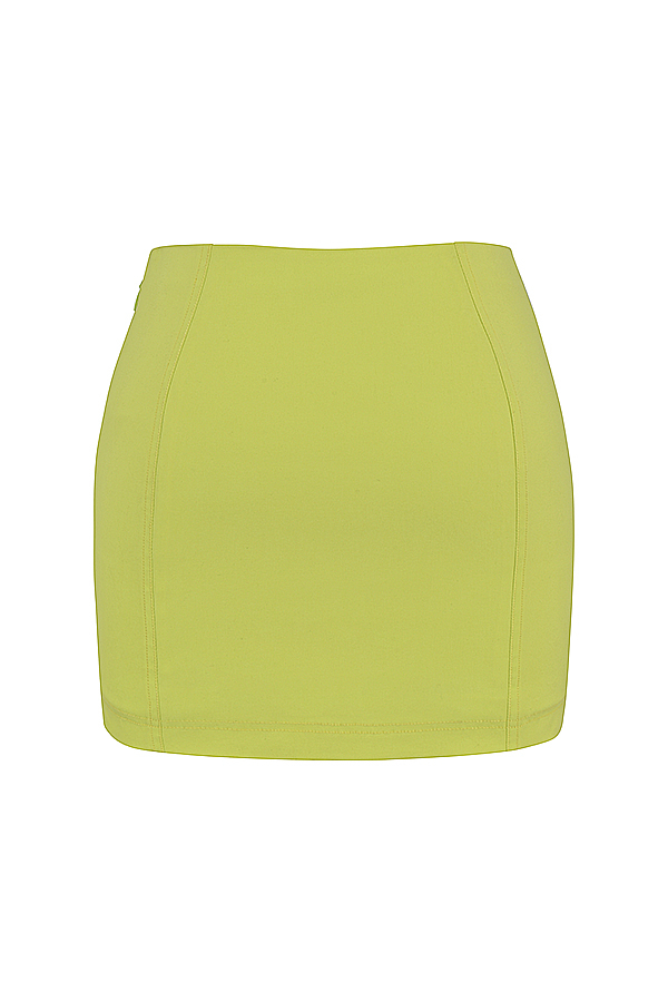 Nisha Neon Sculpting Mini Skirt - luluinthesky