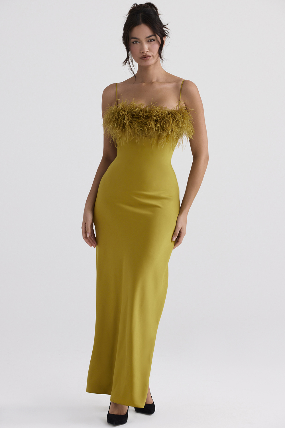 Renee Chartreuse Maxi Dress - luluinthesky
