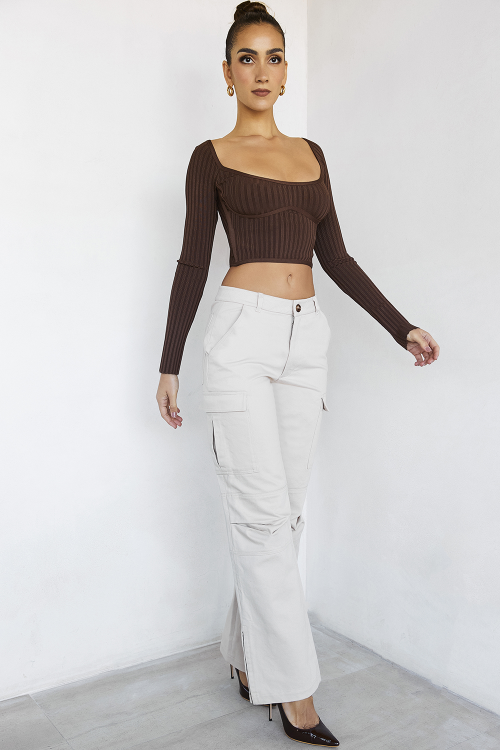 AmplifyMistress Rocks  Stone Loose Fit Cargo Trousers - SALE - luluinthesky