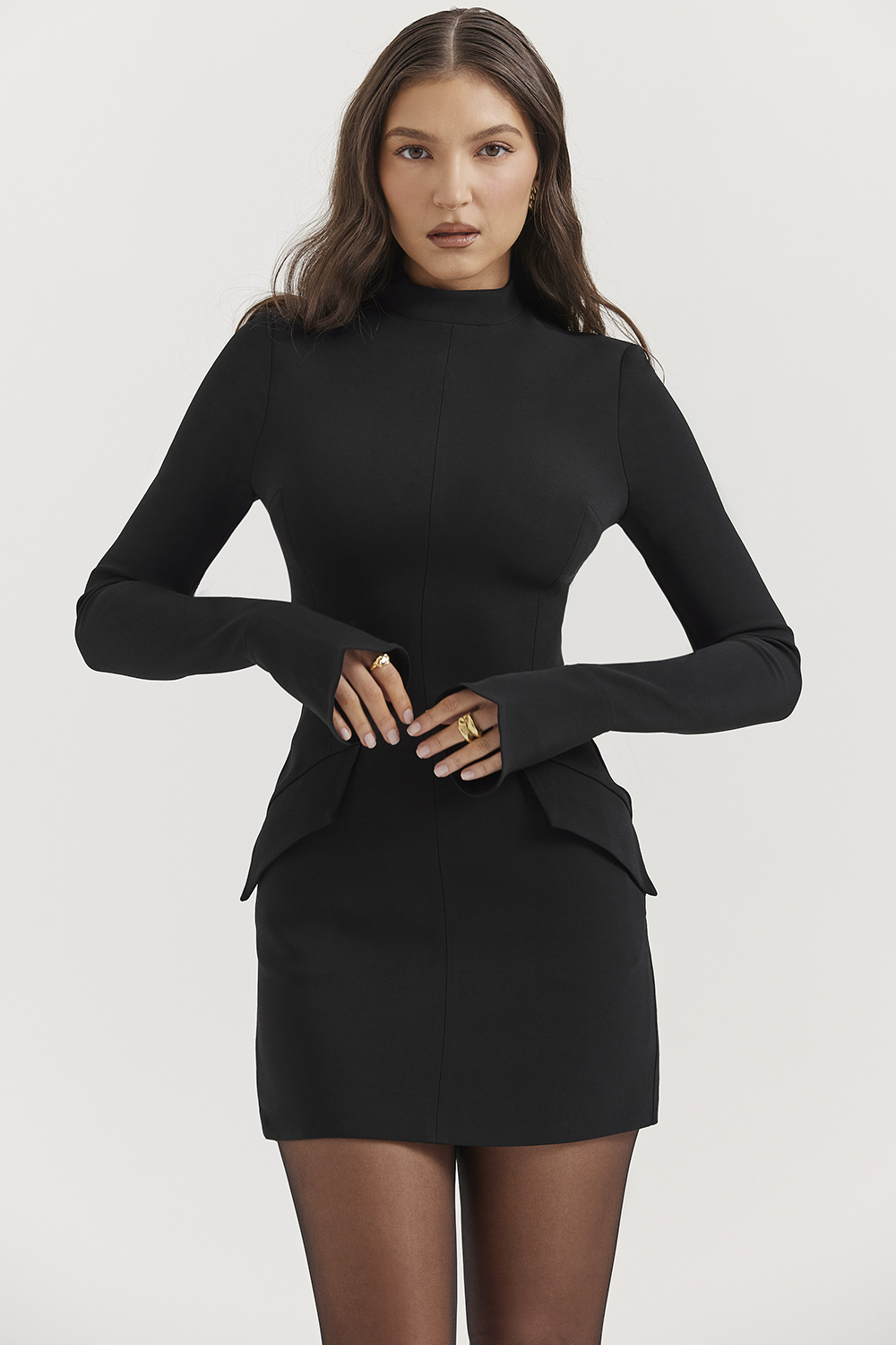 Mahalia Black Mini Dress - luluinthesky