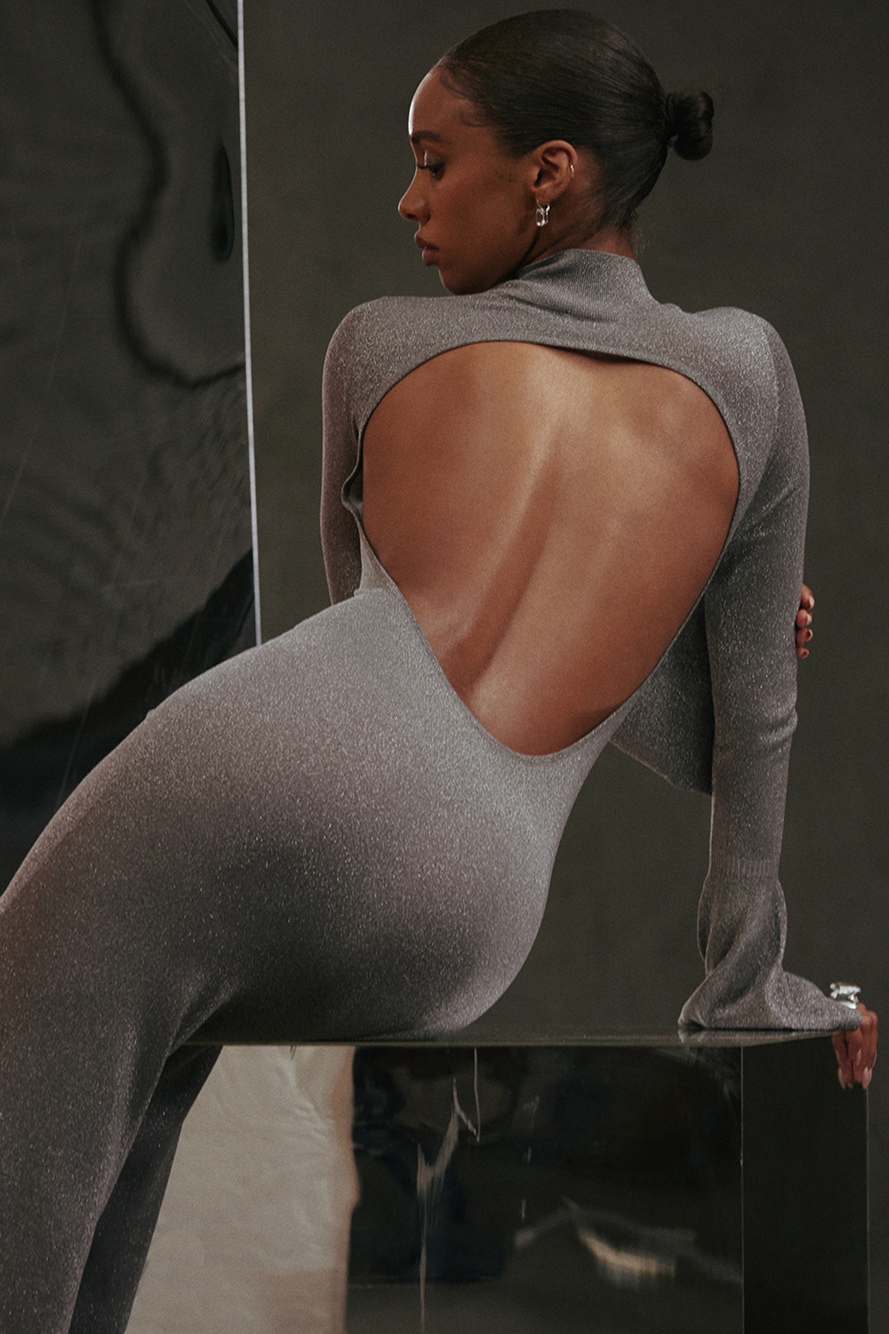 Sancha Steel Metallic Maxi Dress - luluinthesky