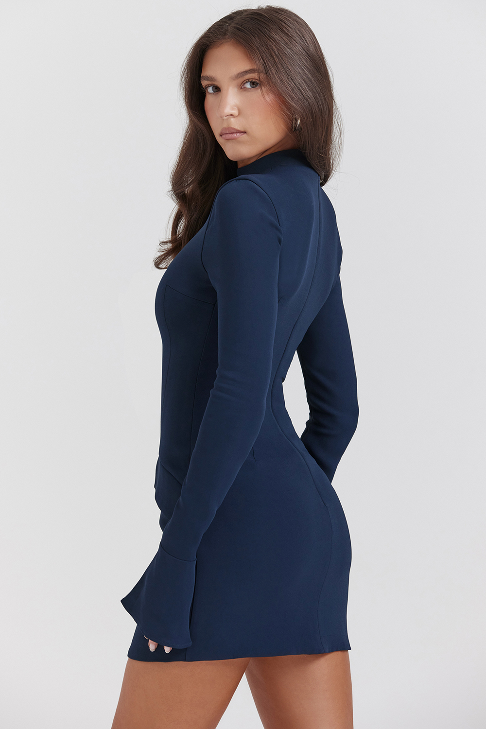 Mahalia Navy Mini Dress - luluinthesky