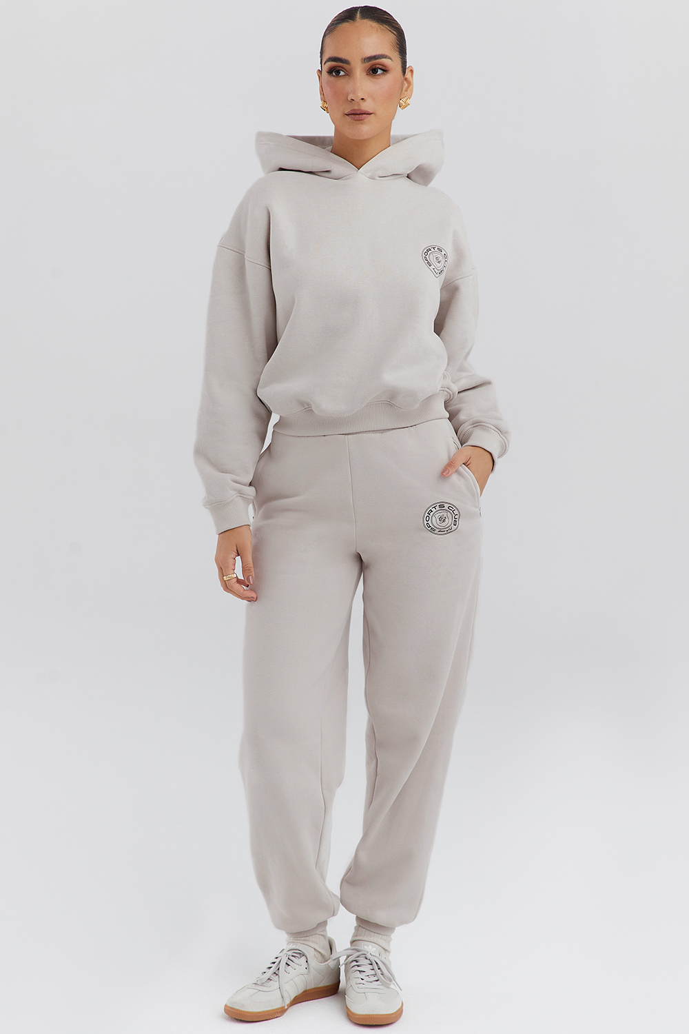 Muse Cloud Cotton Fleece-Back Hoodie - luluinthesky