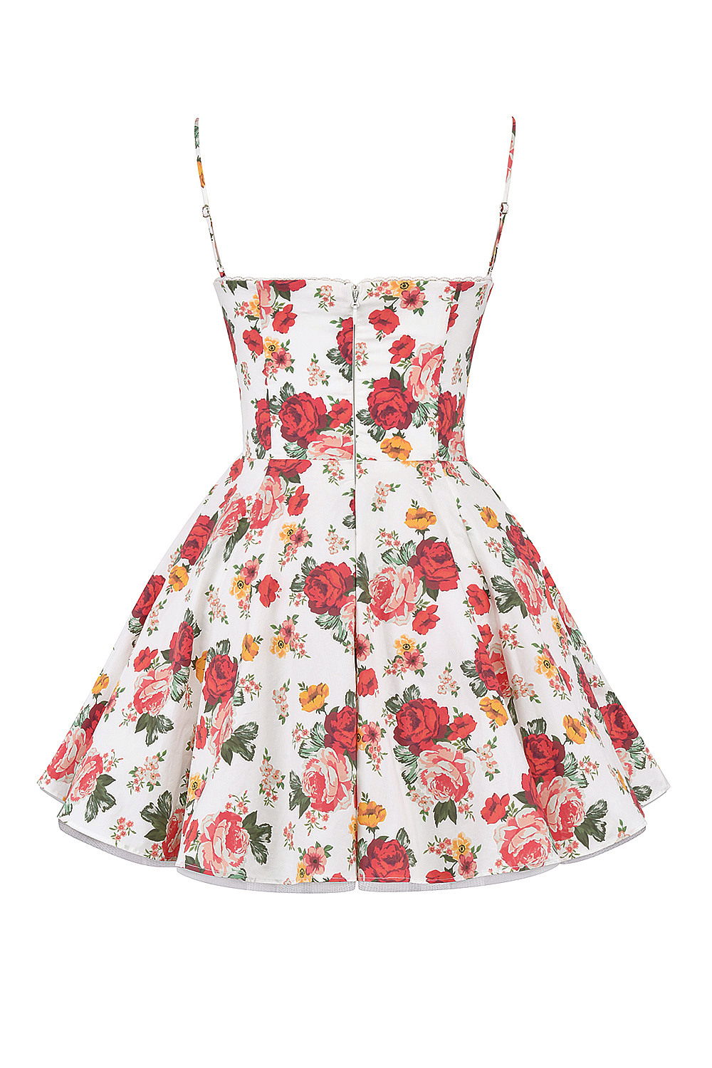 Minimoiselle Italian Rose Print Tulle Mini Dress - luluinthesky