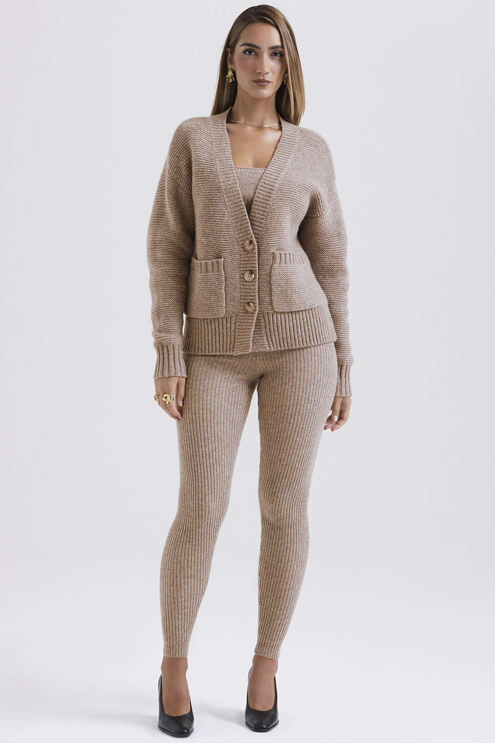 Alara Barley Chunky Natural Wool Cardigan - SALE - luluinthesky