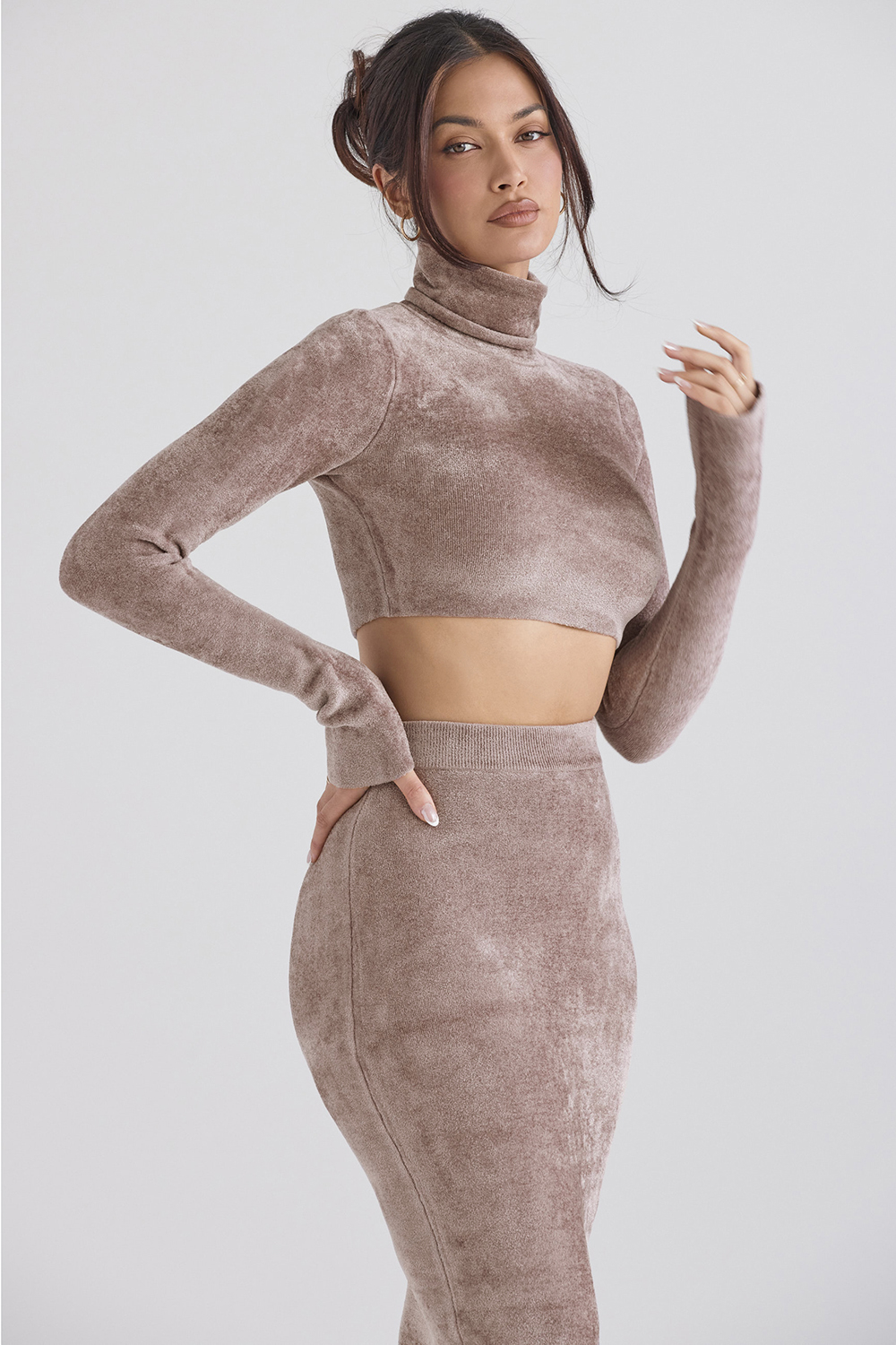 Suri Rose Chenille Cropped Top - SALE - luluinthesky