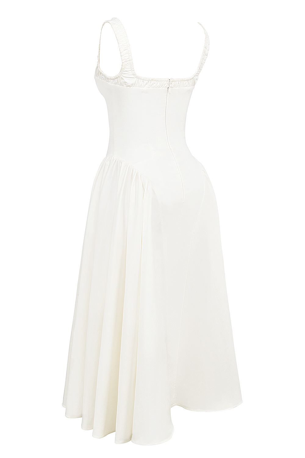 Dorothy White Cotton Midi Sundress - luluinthesky