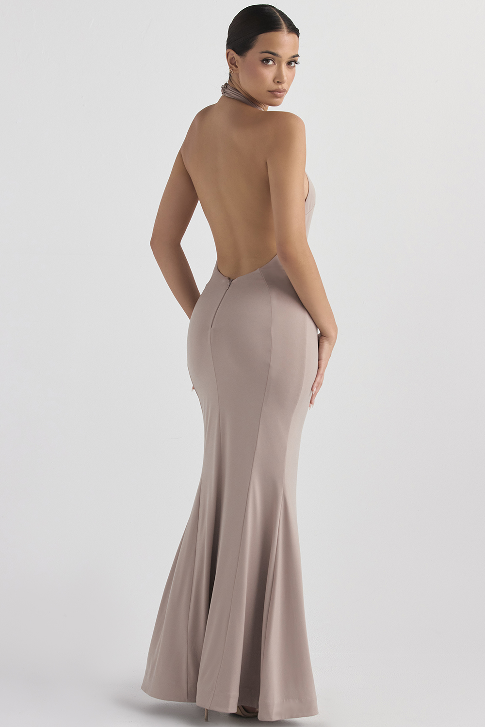 Juliette Mushroom Halter Gown - luluinthesky