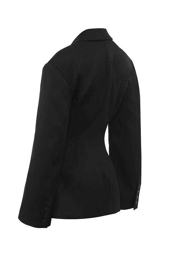 Hudson Black Hourglass Blazer - luluinthesky