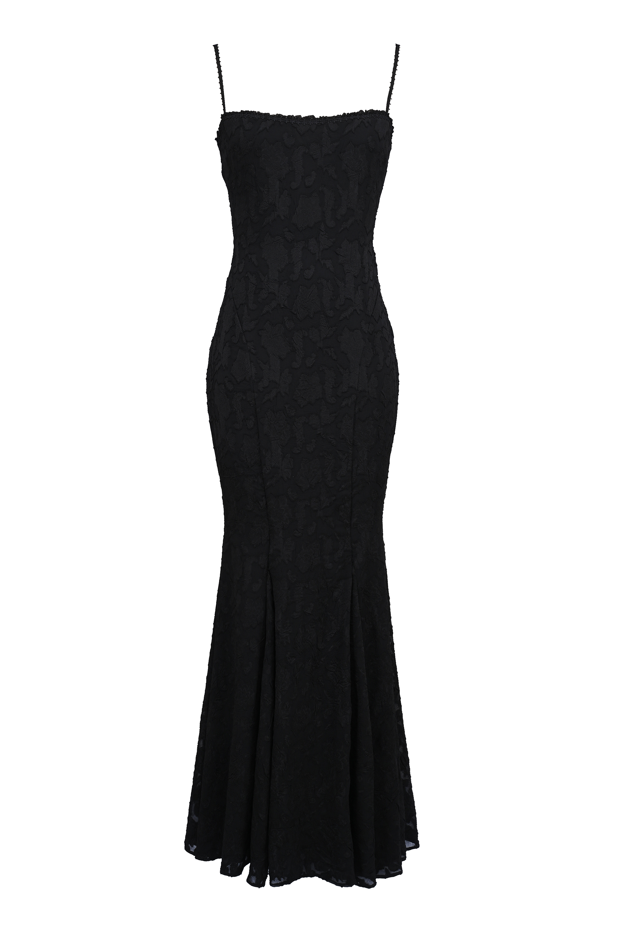Joan Black Lace Maxi Dress - luluinthesky