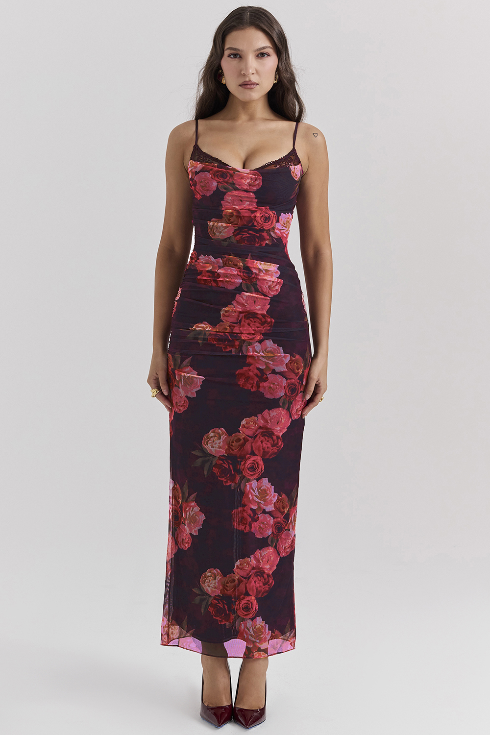 Nalini Romantic Floral Maxi Dress - luluinthesky