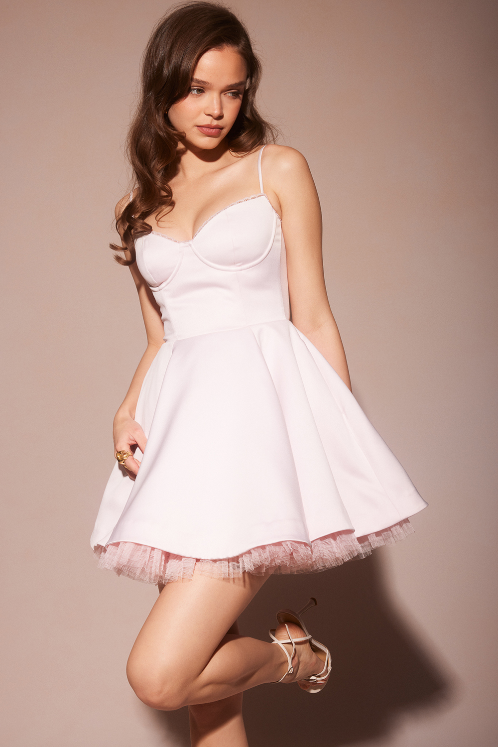 Minimoiselle Ballerina Pink Tulle Mini Dress - luluinthesky