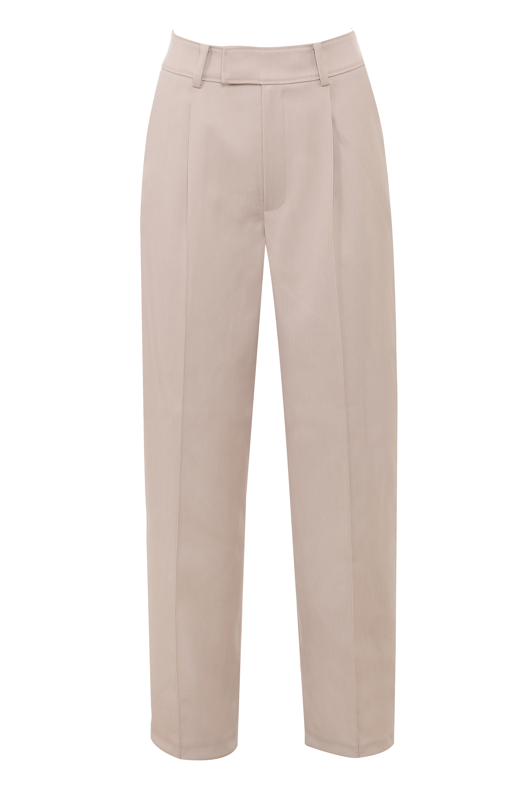 Hayden Beige High Waist Tailored Trousers - luluinthesky