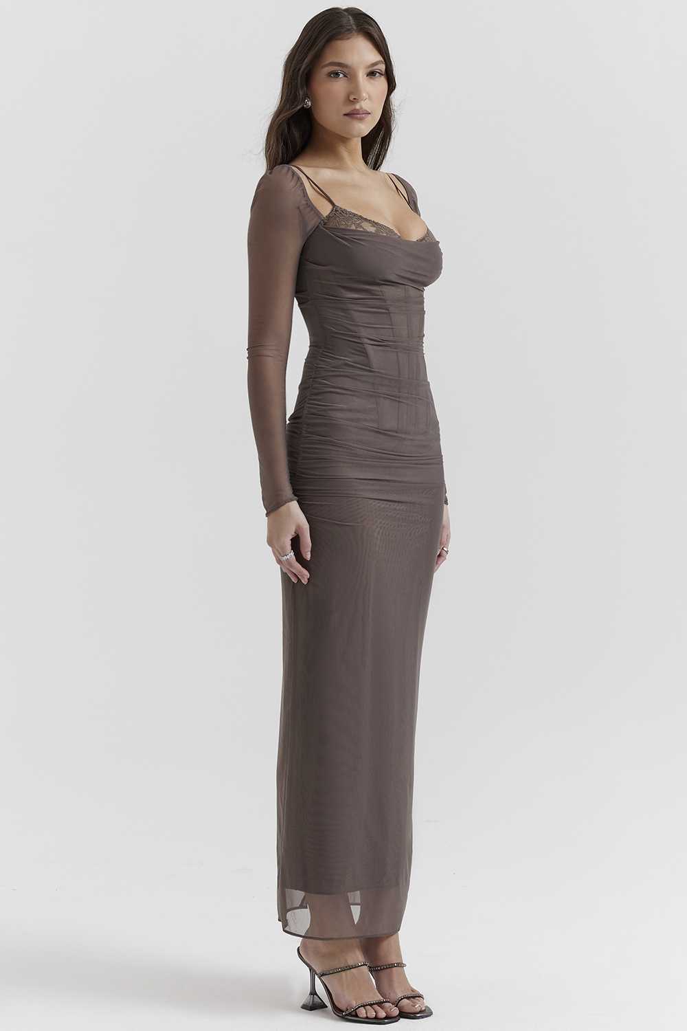 Katarina Smoke Maxi Dress - luluinthesky