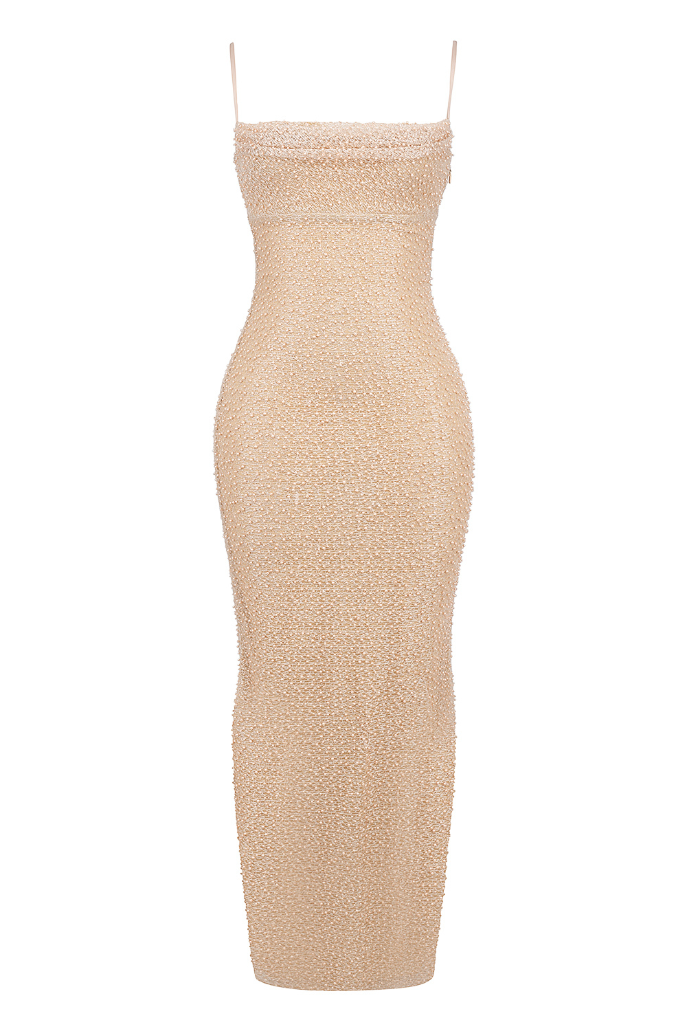 Calla Seapearl Embellished Maxi Dress - luluinthesky