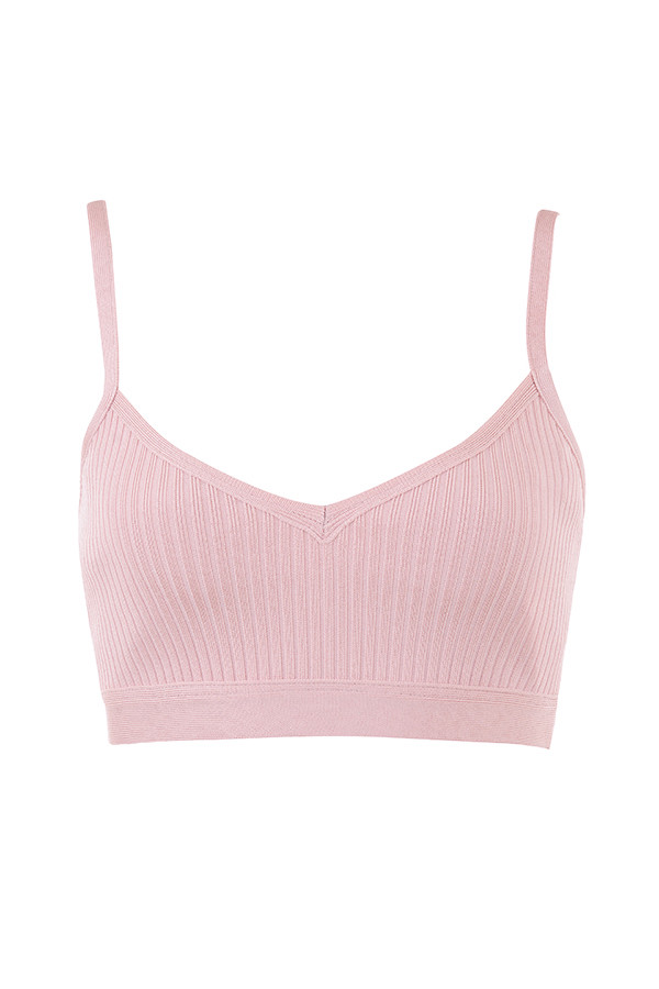 Evie Blush Bandage Bralette - luluinthesky