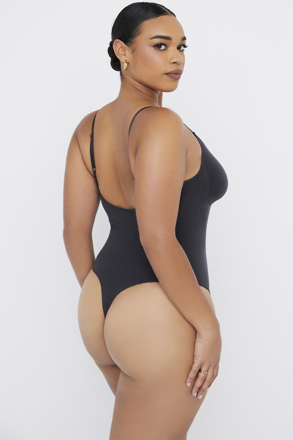 Sculpting Thong Bodysuit Ink - luluinthesky