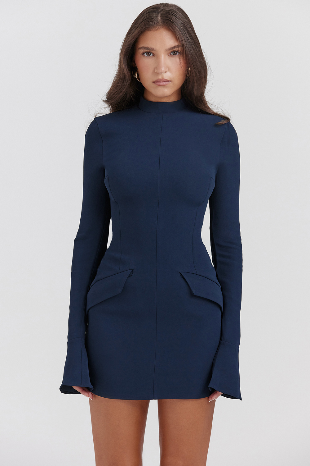 Mahalia Navy Mini Dress - luluinthesky