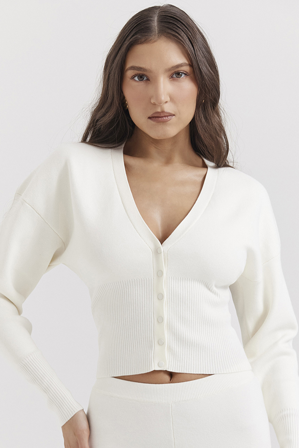 Noor Off White Knitted Cardigan - luluinthesky