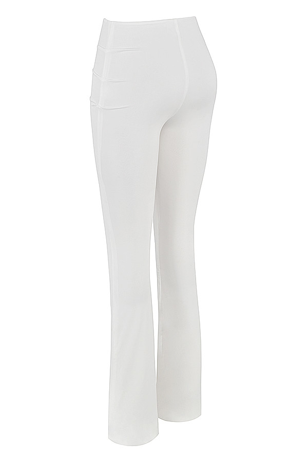 ElementalMistress Rocks  White Jersey Gathered Trousers - SALE - luluinthesky