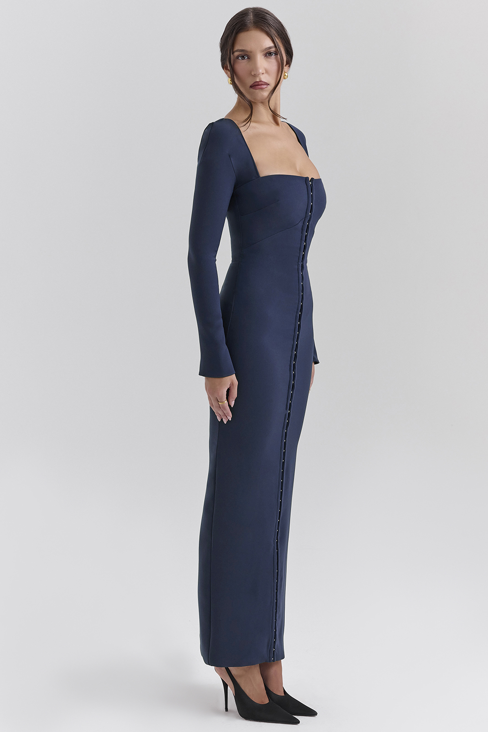 Corinthia Midnight BodyCon Maxi Dress - SALE - luluinthesky