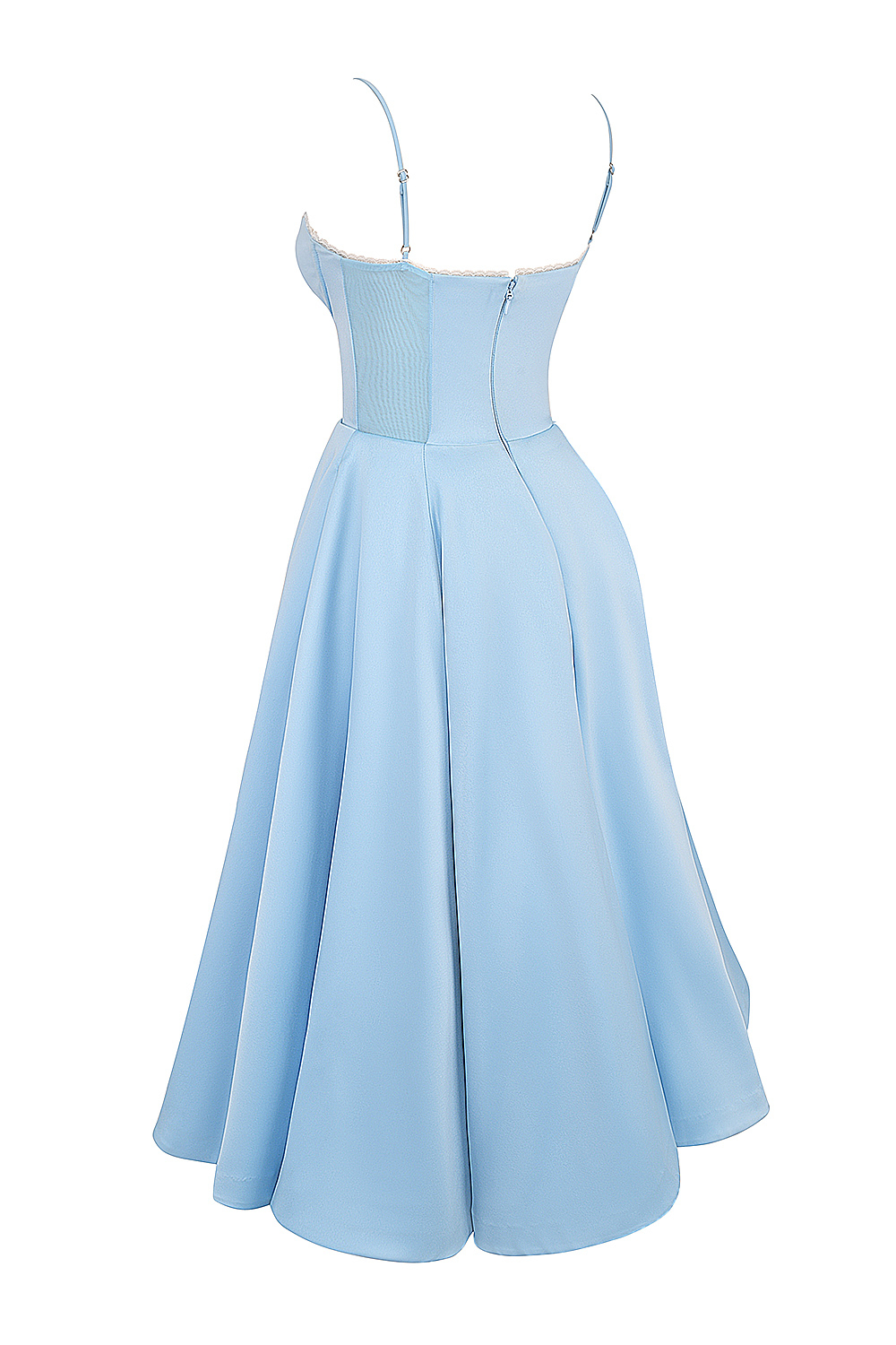 Mademoiselle Cinderella Blue Tulle Midi Dress - luluinthesky