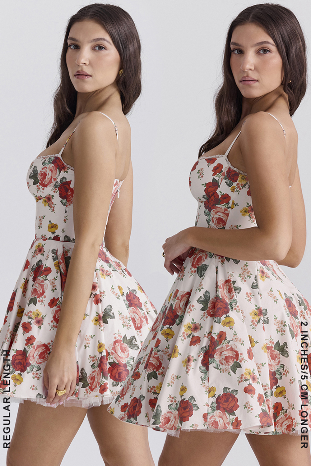 Minimoiselle Italian Rose Print Tulle Mini Dress - luluinthesky