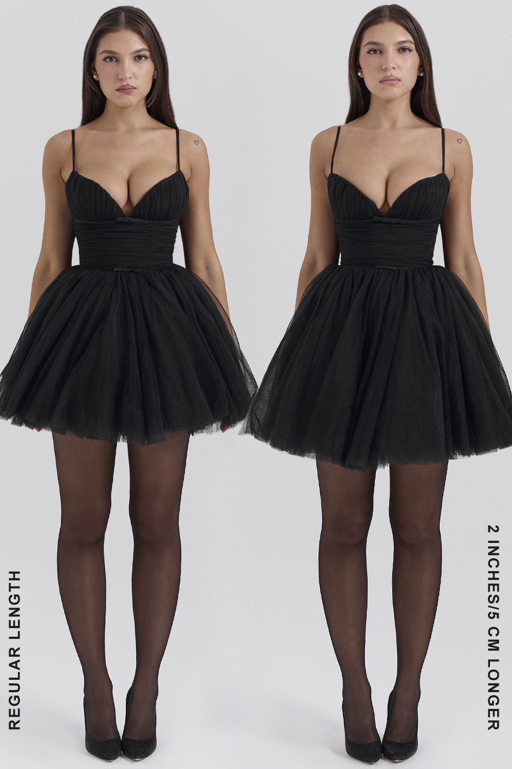Princess Black Tulle Mini Dress - SALE - luluinthesky