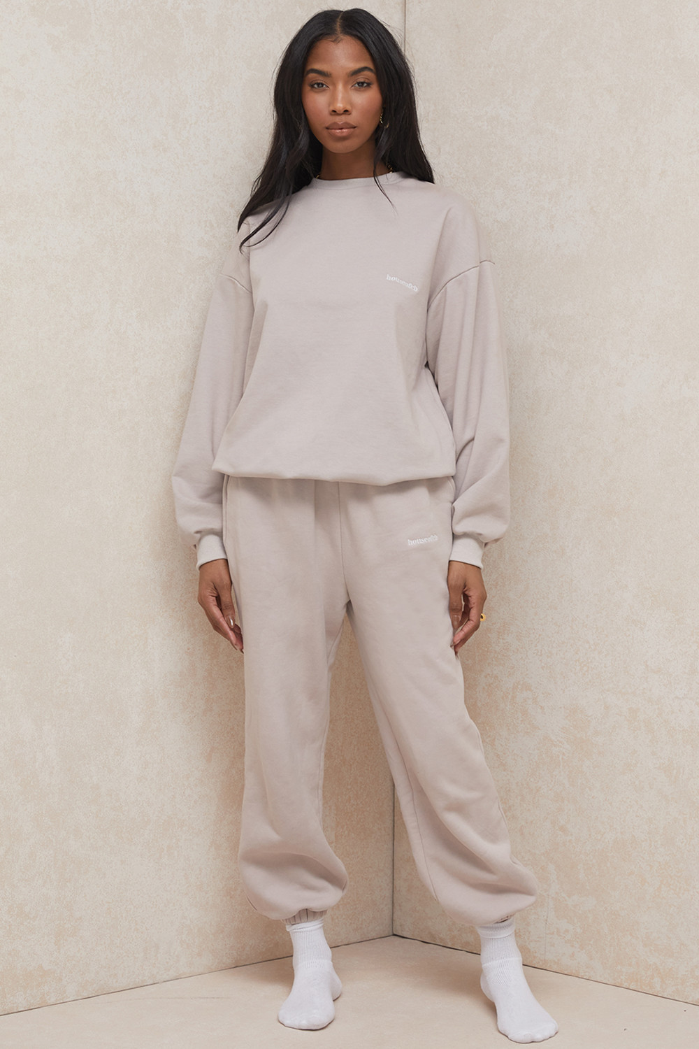 Sky Stone Fleece Back Jogging Trousers - luluinthesky