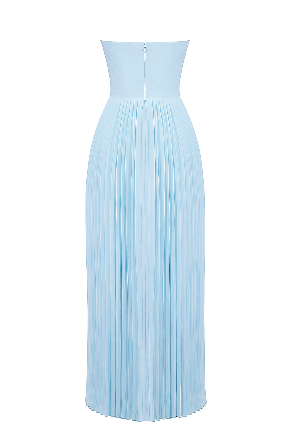 Marcella Ocean Blue Pleated Maxi Dress - luluinthesky