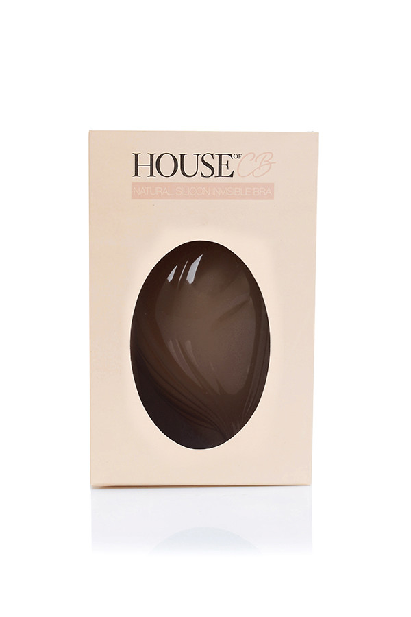 Silicon Front-Fastening Invisible Bra - Nutmeg - luluinthesky