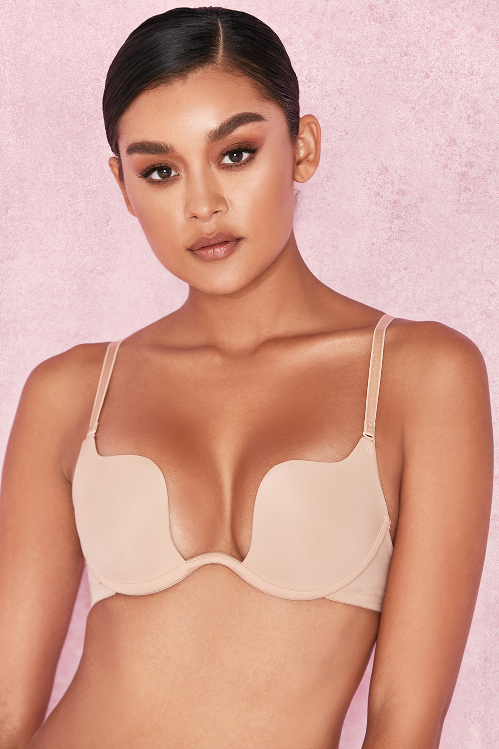 U Bra Multi Position Adjustable Bra - Beige - luluinthesky