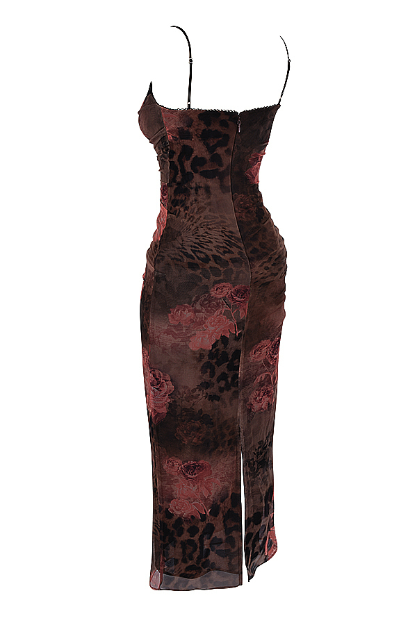 Nalini Printed Maxi Dress - luluinthesky