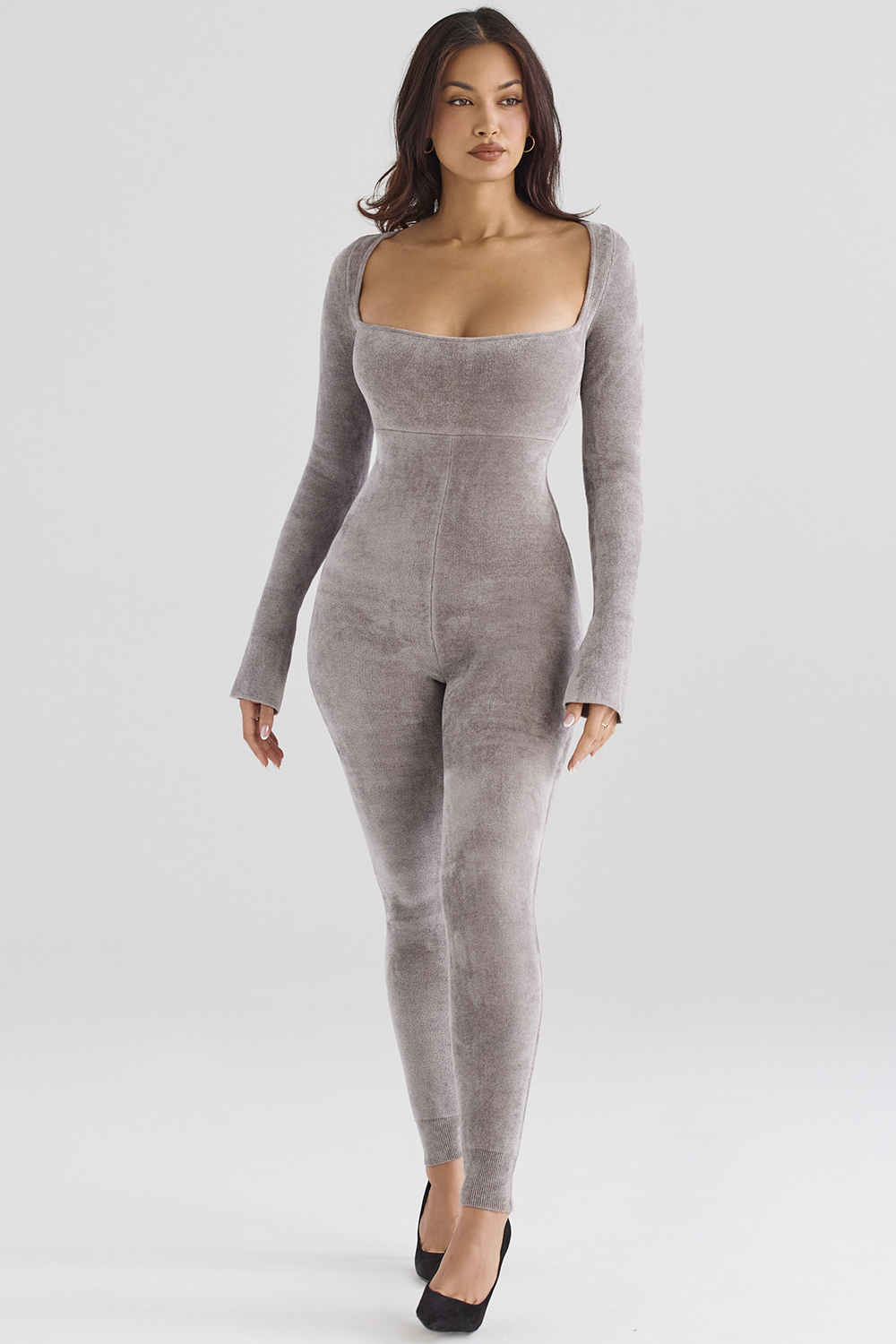 Isis Mink Heavy Chenille Loungewear Jumpsuit - SALE - luluinthesky