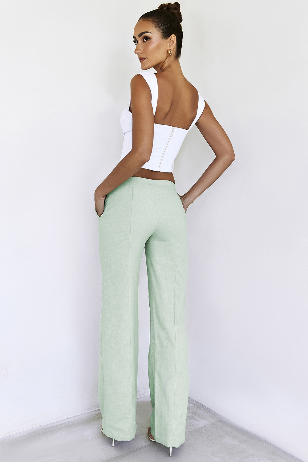 LocaleMistress Rocks  Sage Trousers - SALE - luluinthesky