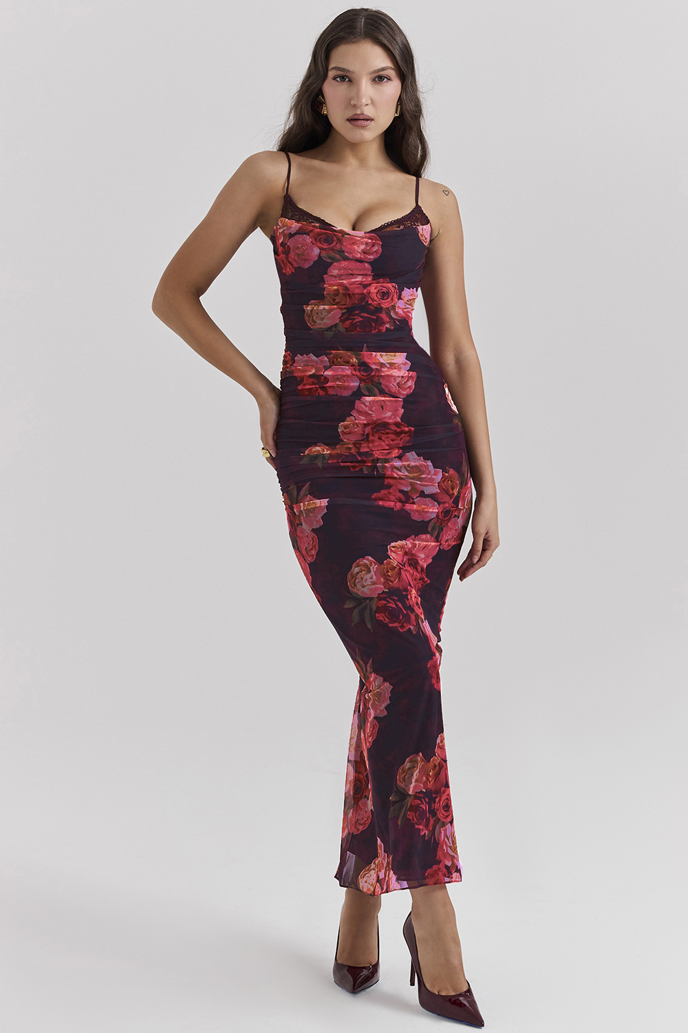 Nalini Romantic Floral Maxi Dress - luluinthesky