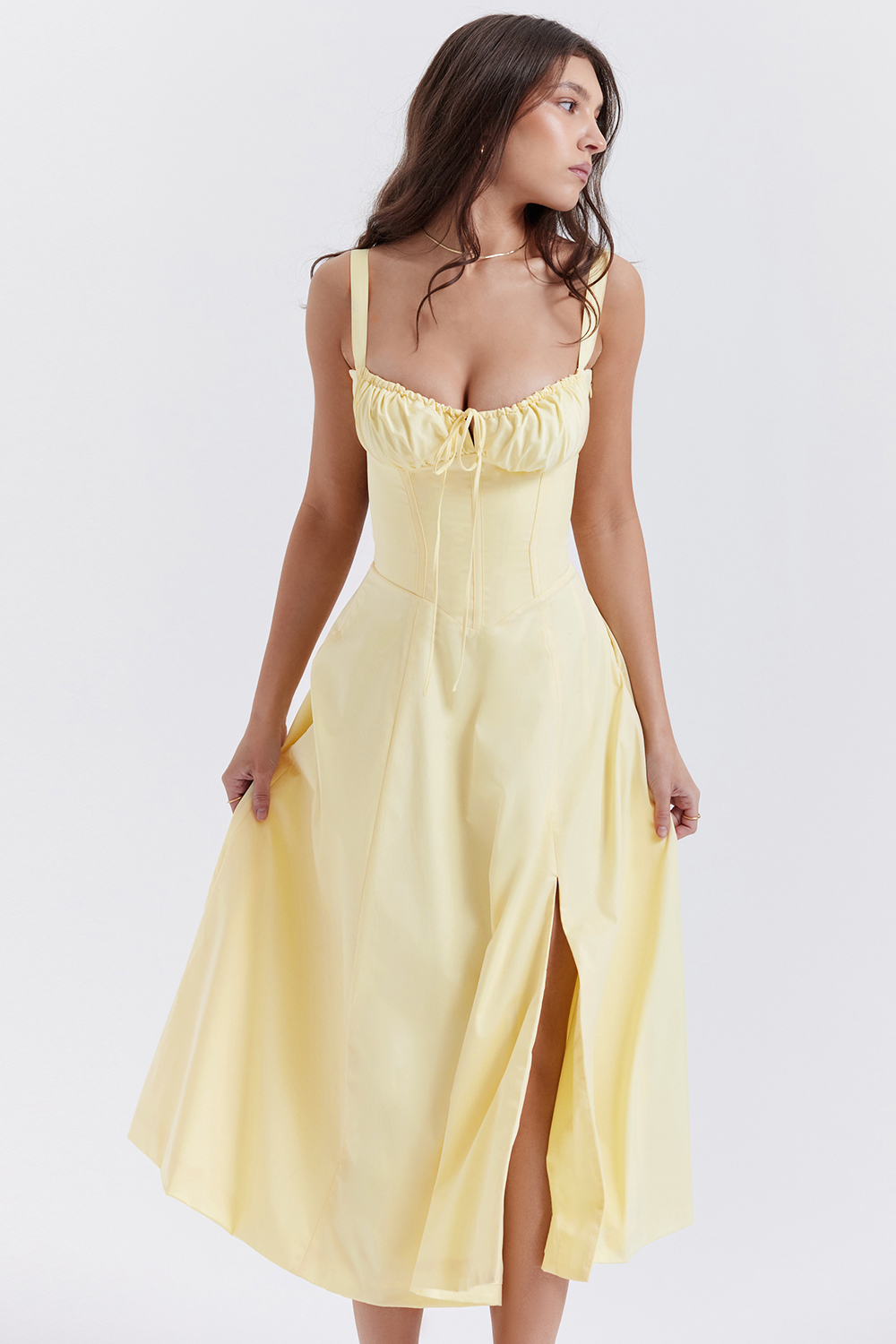 Carmen Buttercup Bustier Sundress - luluinthesky