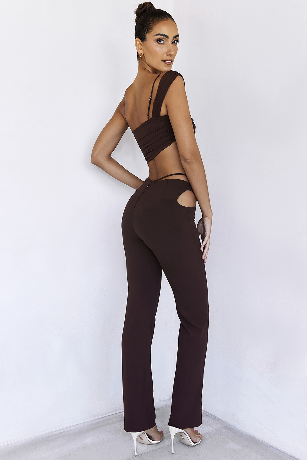 PassionMistress Rocks  Chocolate Cutout Trousers - SALE - luluinthesky