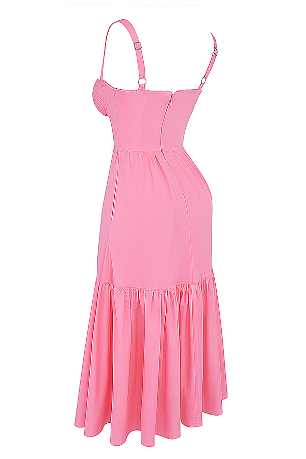 Elia French Pink Midi Sundress - luluinthesky