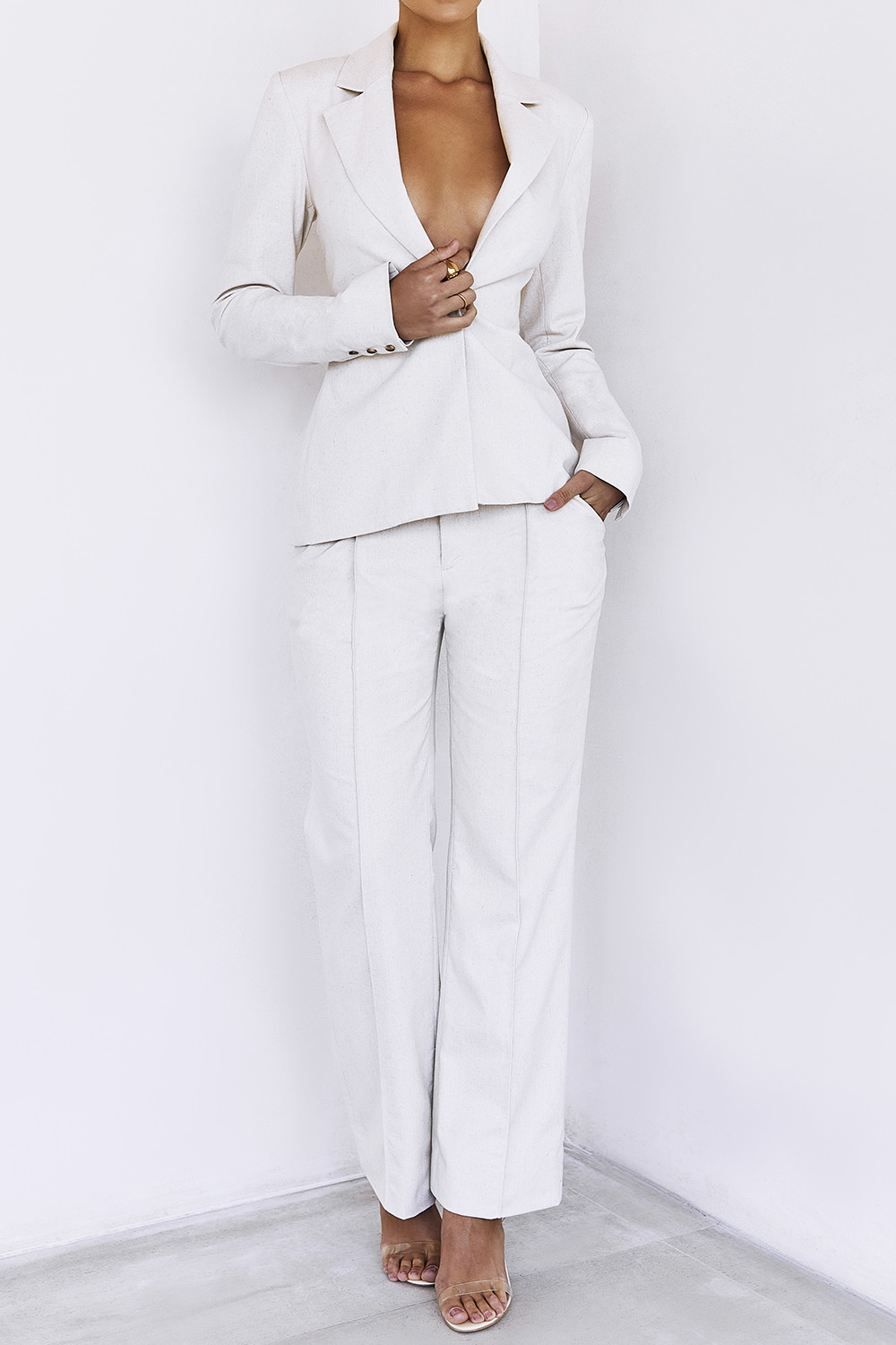 CascadeMistress Rocks  Beige Loose Fit Trousers - SALE - luluinthesky