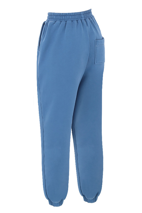 Sky Azure Fleece Back Jogging Trouser - luluinthesky